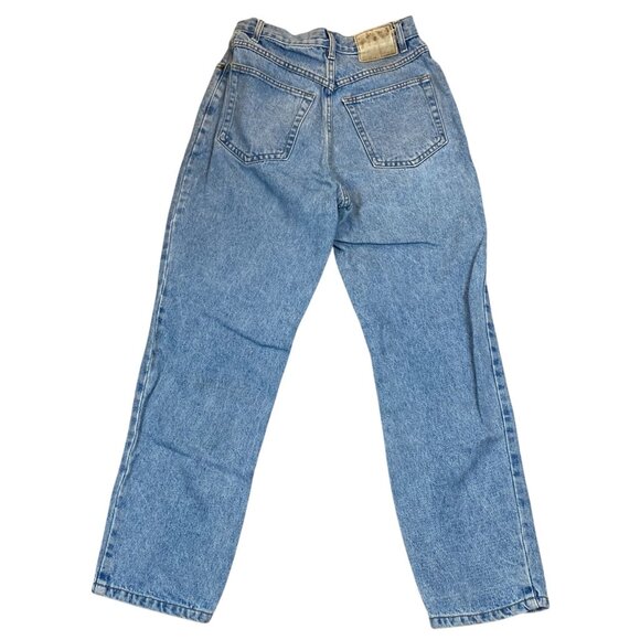 Bugle Boy Women's Jeans 8 Short  High-Waisted Light Blue Denim 100% Cotton - Picture 2 of 10